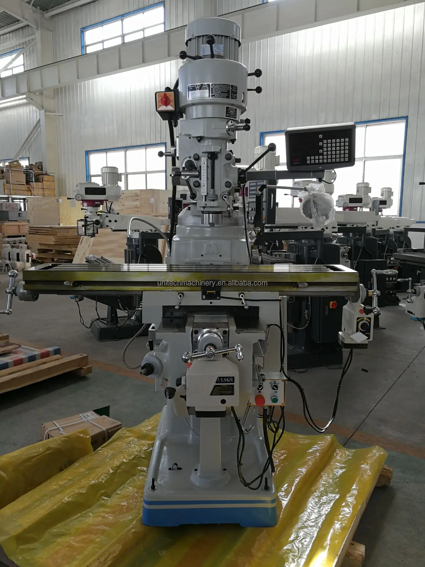 X6325 China Manufacturer Taiwan Head Vertical Turret Milling Machine