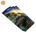 Cheap Luxury Design Custom Service Offset A4 A5 A6 Trifold Leaflet Flyer Brochure Printing