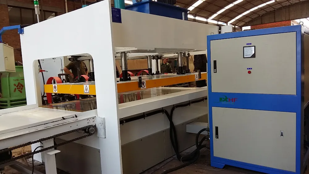 High frequency bending wood board joint multi-functional machine
