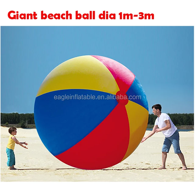summer gift outdoor inflatable pvc giant beach ball for adults