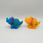 best selling soft plastic Sound pet dinosaur squeaky vinyl rubber toys