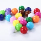 Acrylic Plastic Solid Round Ball Spacer Beads for jewelry making