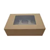 food packaging kraft paper cupcake boxes wholesale
