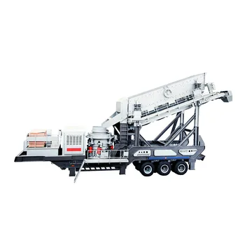 Ballast rock mobile crusher stone crusher machine price in India for sale