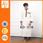 Muslim New Men Arab Thobe jubbah long sleeve men thobe classic arabic thobe / jubba designs for men