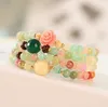 High quality resin flower buddha stone bracelet bead bracelet