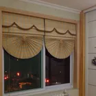 manual bamboo roman blind bamboo slat component for roll up curtain