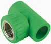 High Quality Green Color Female Thread Tee Ppr Pipe Fitting