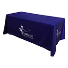 wholesale print party spandex cover polyester tradeshow table cloth