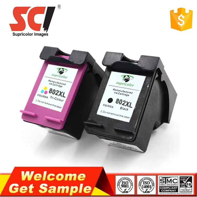 Supricolor принтер совместим для hp 802 замена картриджа