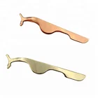 Wholesale Stainless Steel Private Label Eyelash Tweezers