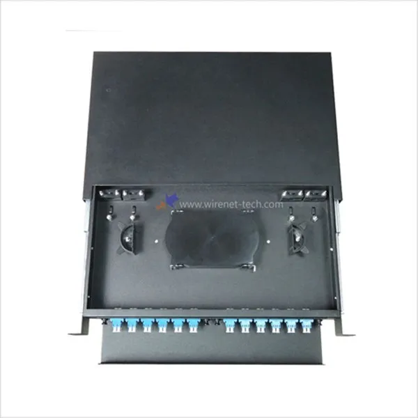 1U 4 6 8 12 18 24 36 core port 3m wall rack mount fiber optic patch panel