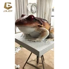 JN-CC-FS12 customized statue fiberglass toad sculpture
