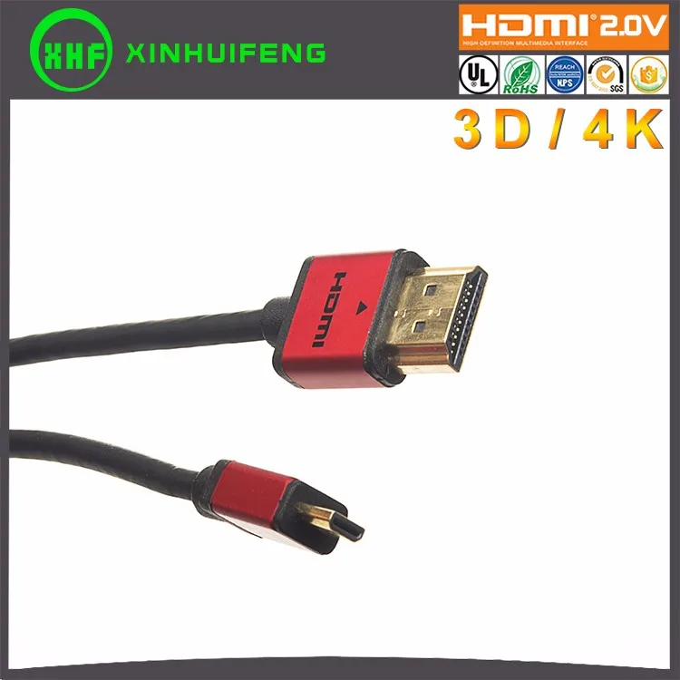 OEM Length Gold Plated HDMI Male to Type D Micro Female Cable supporting 1080P - ANKUX.COM