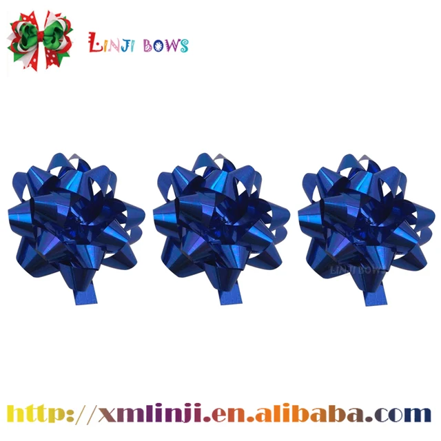 pp material gift decoration star bow