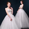 Fast Delivery In Stock Cheap Wholesaler Plus Size Wedding Gown for pregnancy Beaded Strapless Ball Gown Wedding Dress Bridal Wea