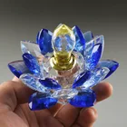Blue Blue Lotus Flower Crystal Perfume Bottle MH-X0816