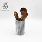 marble stone wine bottle ice cooler marble bucket / MARBLE UTENSIL CROCK / party ice bucket