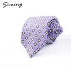 Good quality fashion casual classic sublimation 100% silk purple necktie slim