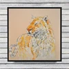 Regal Tiger Modern Oil Painting