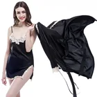 Silk satin High Quality Fashion Sexy Women Gown sleepwear