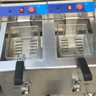2 TanK Double Basket Commerical Professional Fully Automatic Electric Used Deep Fryer