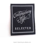 Wholesale Custom cheap damask woven label for woven labels clothing