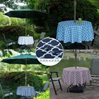 100% Polyester, Spill proof, Machine Washable, Zipper Tablecloth for Outdoor Use printing tablelinen 60"ROUND
