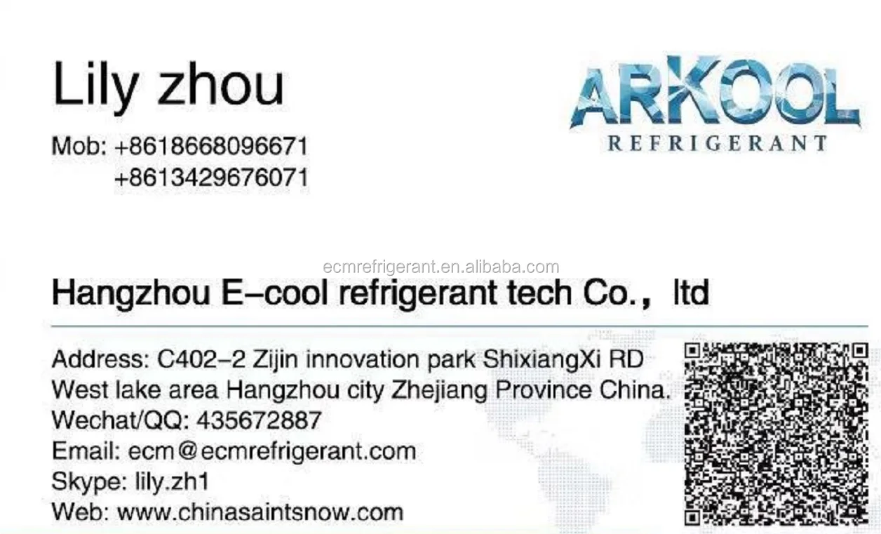 new environmental refrigerant gas from China r1234yf