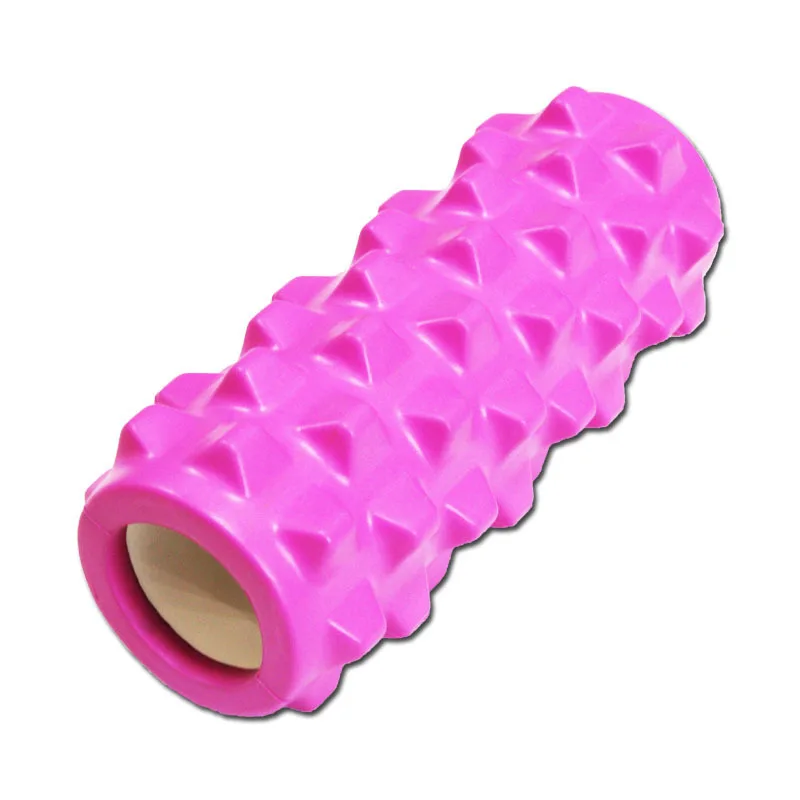 Eercise therapy yoga foam roller with massage point for gym eercise massage pilates12.5" 5" teture dotted PU foam roller