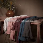 Women soft viscose wrinkled scarf/solid color head scarf