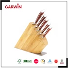 Hot Sell Stainless Steel 5 Pcs Kitchen Knife Set with Pakka Wood Handle