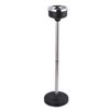 Outdoor Stainless Steel Ashtray Trash Can With Ashtray Stand Trash Bin