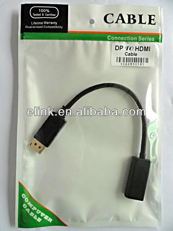 best price in China 5m DP M to HDMI M Cable braided nylon