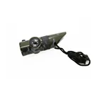 multi function flashlight whistle compass with thermometer