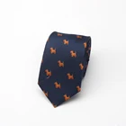 Custom made silk jacquard woven necktie novelty tie