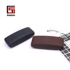 Wholesale good quality glasses case / leather hinge flip glasses case