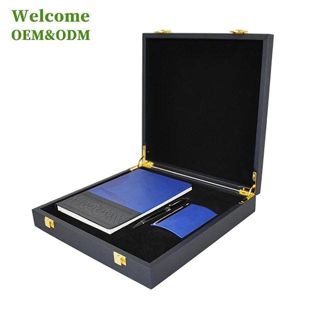 classical leather business office stationery men gift sets