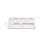 LFGB 100% Melamine divided fast serving food tray