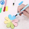 Factory supplies Educational Handcraft unfinished Wooden Spinning top Toys for kids painting