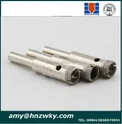 diamond electroplated 6mm router bit set used to make hole on glass ,ceramic tile
