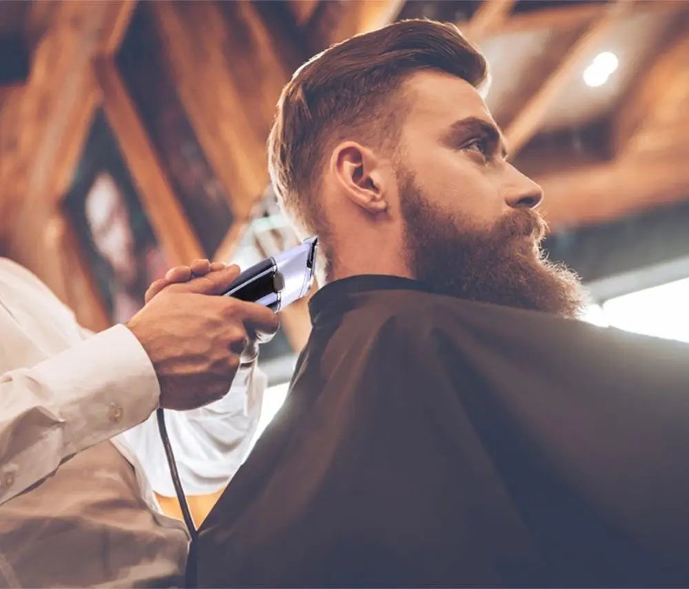 Wholesale Cheap Professional hair clipper trimmer mens beard automatic travel shaving set stainless steel shaving kit for men