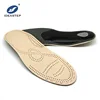 IDEASTEP fashion top quality Genuine leather semi-rigid breathable comfortable orthotic insoles full length with arch supports