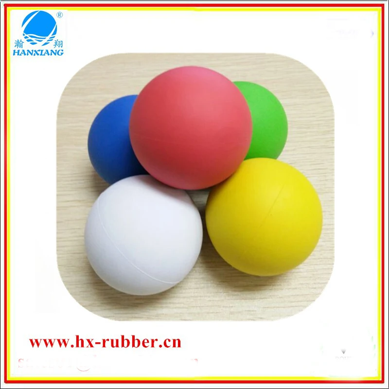 custom natural rubber balls