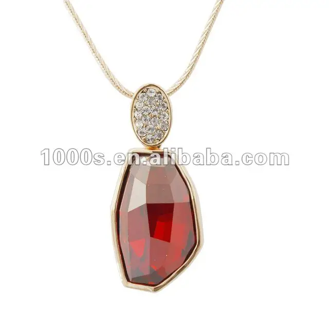 natural ruby stone necklace
