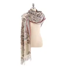 2019 Fashion Ladies Red Scarf Print Scarves Floral Wrap pashtoosh Shawl
