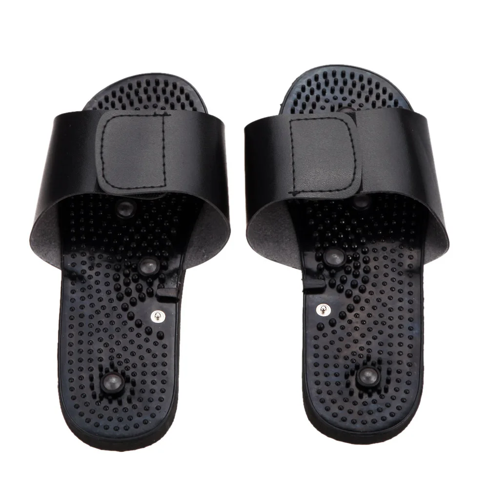 Massager Slippers Electrode Slippers Suit for Tens Acupuncture Therapy Massager Machine Physiotherapy Body Foot Massage Relaxing