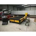 Table type 1530 cnc plasma cutting machine with pipe rotating chuck