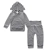 Dropshipping Kids Clothing Baby Protection Pants+Hoodies Clothes Sets