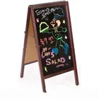 Wooden drawing board blackboard chalk frame wooden chalkboard for kids
